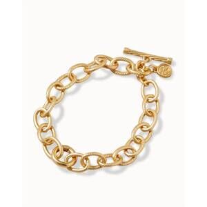 NEW SPARTINA 449 women's spotlight charm bracelet in gold